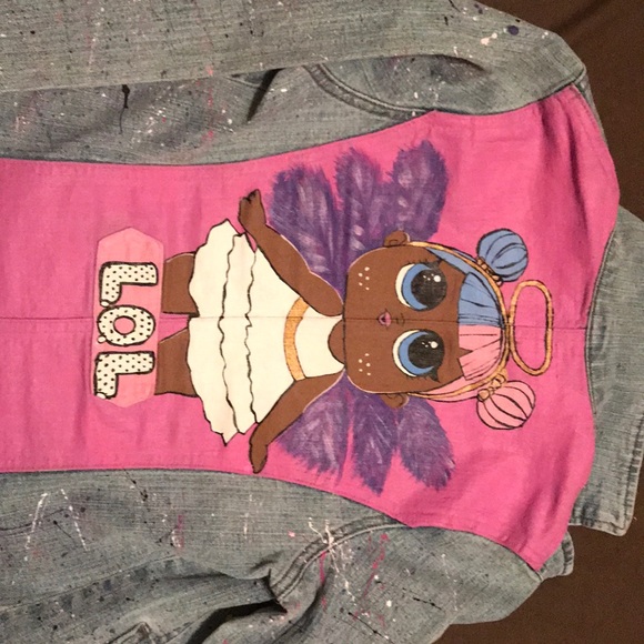 Handpainted Denim Jacket - Picture 3 of 8